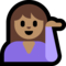 Person Tipping Hand - Medium emoji on Microsoft